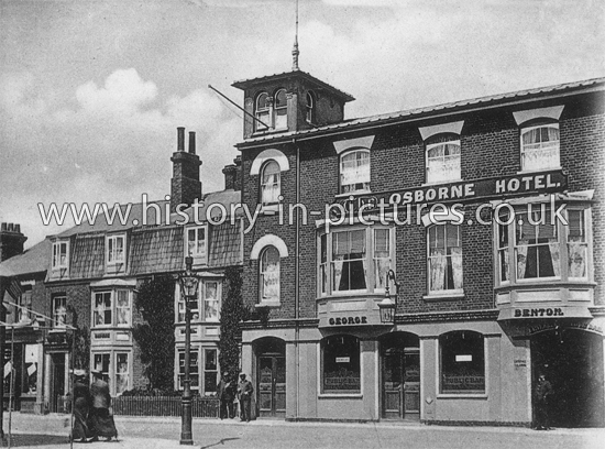 The Obsorne Family and Commercial Hotel, Clacton on Sea, Essex. c.1910